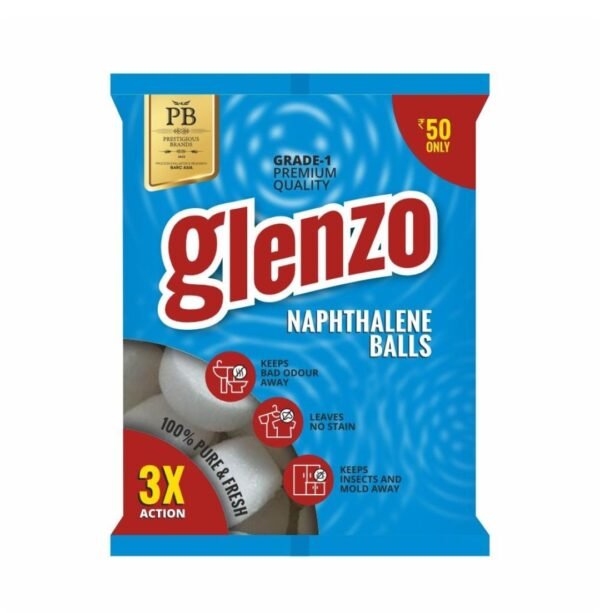 Glenzo Naphthalene Balls 100g