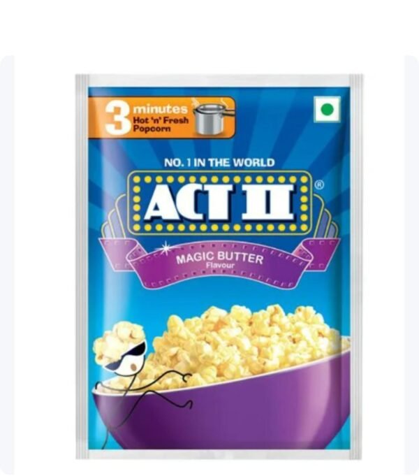 Act || Instant Magic Butter  Popcorn 32g+5.5g Extra  Pack Of 3